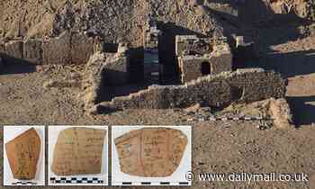 Thousands of 'notepads' found in the ancient city of Athribis reveal details of daily life in Egypt