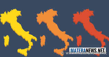 Coronavirus Italia: ecco quale regione cambierà colore da domani - Matera News