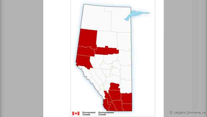 Wind warnings issued for much of southern Alberta, parts of northwest Alberta