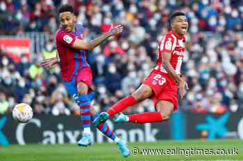 Aubameyang makes Barcelona debut in frenetic victory over Atletico Madrid - Ealing Times