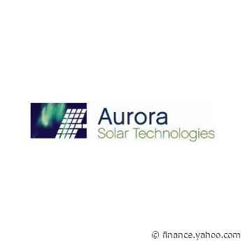 Aurora Solar Technologies Provides an Update on Its Insight(TM) Data Science Product and Associated Strategic Initiatives - Yahoo Finance