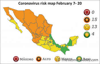 COVID roundup: More states go orange on the new coronavirus risk map - Mexico News Daily