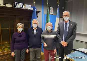In Municipio a Saronno i famigliari di Giuseppe Banfi, internato militare italiano di Saronno - SaronnoNews.it