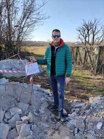 Montagna di laterizi nella campagna fra Saronno e Ceriano: arriva la polizia locale - ilSaronno
