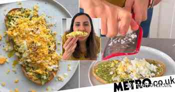 Grated egg avocado toast is the latest TikTok food trend - Metro.co.uk