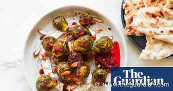 Thomasina Miers’ recipe for harissa roast sprouts with lemon-tahini yoghurt - The Guardian