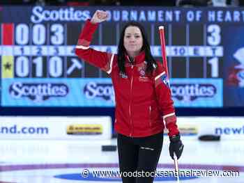 Scotties final set after Canada dispatches gritty New Brunswick in semifinal - Woodstock Sentinel Review