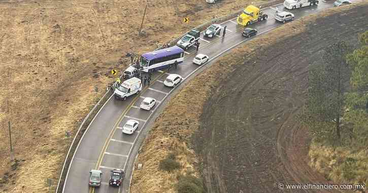 Accidente en la carretera México-Cuernavaca deja 11 personas lesionadas - El Financiero
