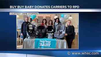 buybuyBABY donates car seats to CrimeStoppers