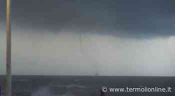 Maltempo sulla costa, tromba marina in Adriatico - Termoli Online