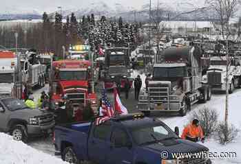 Alaska truckers form convoy to support Canadian protests