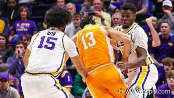 Tennessee Volunteers' Oliver Nkamhoua to have ankle surgery, likely out for season - ESPN