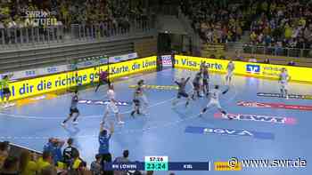 DHB-Pokal-Aus für die Rhein Neckar Löwen gegen Kiel. - SWR