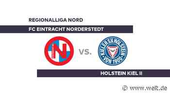 FC Eintracht Norderstedt - Holstein Kiel II: Kiel triumphiert bei Norderstedt - Regionalliga Nord - DIE WELT