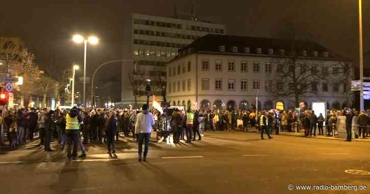 Corona Demos in Bamberg – laut Polizei war „alles friedlich“
