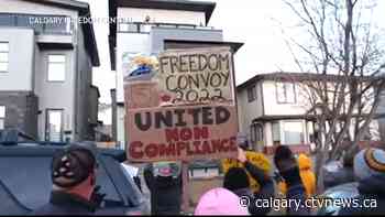 Anti-mandate group gathers outside MP Chahal's Calgary home - CTV News Calgary