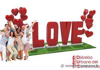 Nelle piazze di Gallarate per San Valentino compare la grande scritta per l'amore - varesenews.it