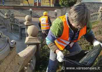 Il gruppo Strade Pulite Gallarate si prende cura di Scalinata Liberty e sponde dell'Arno - varesenews.it