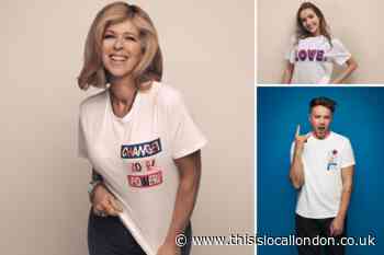 Kate Garraway among celebrities supporting Comic Relief with TK Maxx T-shirts