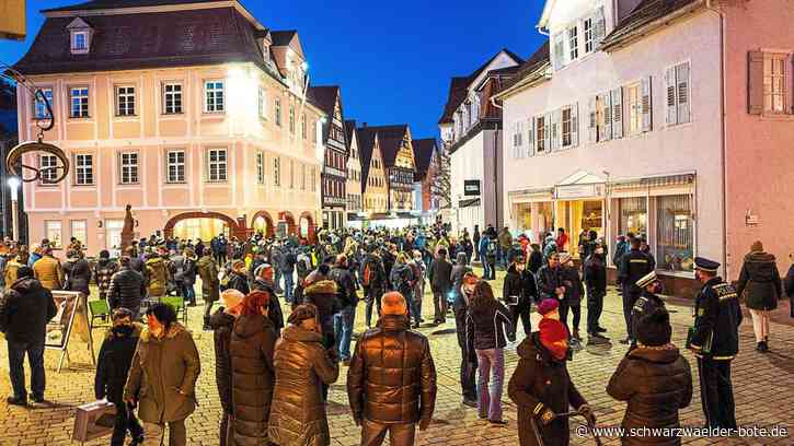 Corona-Protest in Nagold: Widerstand wird verbal deutlicher