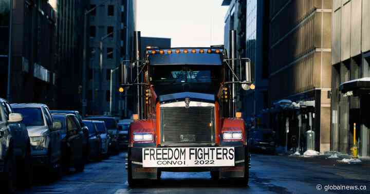 Trucker protest: Judge grants injunction against honking in downtown Ottawa - Global News