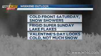 First Alert: Dusting of snow today with seasonable temps through Friday before arctic chill this weekend