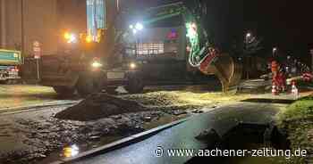Nach Wasserrohrbruch: Sperrung am Strangenhäuschen in Aachen aufgehoben - aachener-zeitung.de