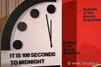 L’Orologio dell’Apocalisse resta fermo, ma non è un bene: mancano 100 secondi alla “fine del mondo” - Fanpage.it