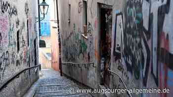 Böse Überraschung: Garage in Haunstetten mit Graffiti besprüht
