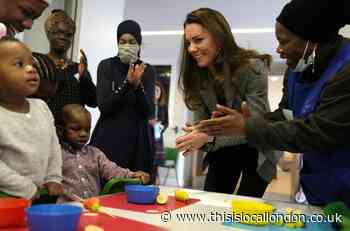 Kate Middleton visits Southwark MumSpace group