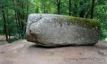 The 137-tonne 'Trembling Rock' in France that almost ANYONE can push up and down