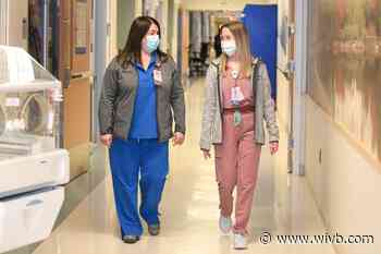 Oishei Children's Hospital nurse celebrates her birthday working with the nurse who took care of her in NICU