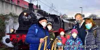 Alte Dampflok bringt 60 Marler zum Rodeln und Wandern nach Winterberg - Marler Zeitung