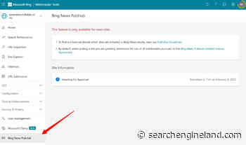 Bing News PubHub moves to Bing Webmaster Tools