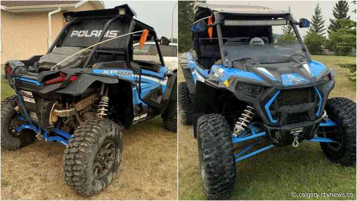 Sundre RCMP hope to recover stolen UTV