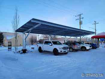 Leduc solar carport nears completion, city receives grant for EV chargers - Driving