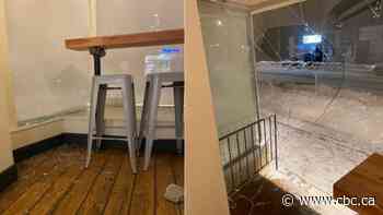 Vandalism shatters Regina restaurant window, but not community spirit