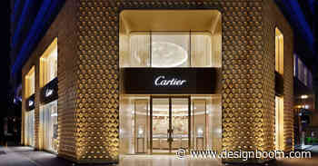 klein dytham architecture clads osaka's cartier store façade in luminous protruding diamonds - Designboom