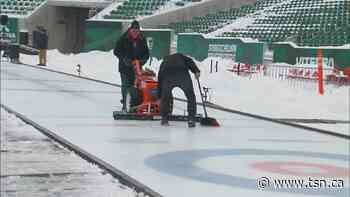 Mosaic Stadium transformed into Saskatchewan's largest sheet of ice - TSN