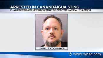 Greece man charged with attempted disseminating indecent material to a minor in Canandaigua sting