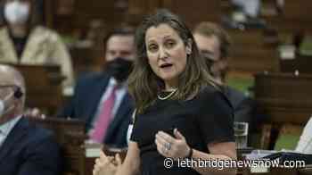 Pandemic fatigue leaves Canada in 'tricky moment', Freeland says - Lethbridge News Now