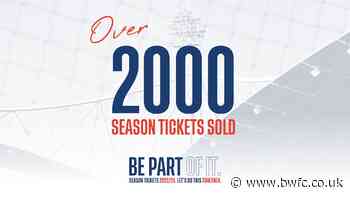 Record-Breaking Start For Season Ticket Sales - News - Bolton Wanderers