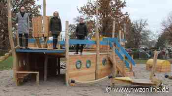 Attraktivierung des Dorfparks in Garrel: Spielschiff kann geentert werden - nwzonline.de
