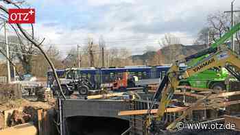 Leutrabrücke am Jenaer Paradies Ende April fertiggestellt - Ostthüringer Zeitung