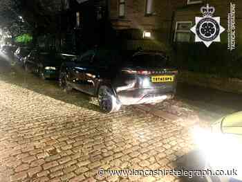 Stolen Range Rover found parked on Oswaldtwistle street