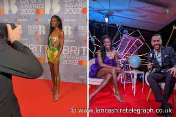 Blackburn: AJ Odudu stuns on Brit Awards red carpet in mini dress