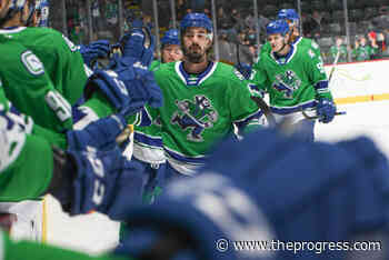 Green equals goals for the Abbotsford Canucks on Monday – Chilliwack Progress - Chilliwack Progress