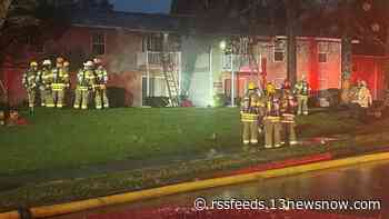 8 families displaced after apartment fire in Portsmouth