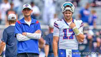 Bills' Josh Allen facing offseason of change with shake up in coaches, QB room