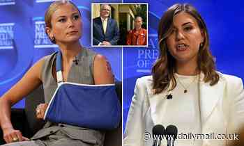 Grace Tame's four word reason why she ruined Scott Morrison's photo opportunity with THAT side-eye - Daily Mail